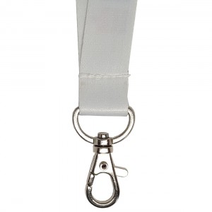 Lanyard with drop carabiner, 15 mm (raw material) (Lanyard, armband, badge holder)