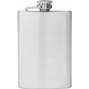 Stainless steel hip flask Ingrid, silver