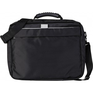 Polyester (1680D) laptop bag Lulu, black (Laptop & Conference bags)