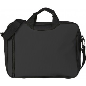 Polyester (600D) shoulder bag, black (Laptop & Conference bags)