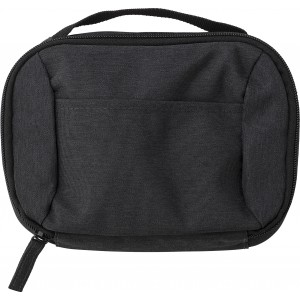 Polyester (600D) travel pouch Jace, anthracite (Laptop & Conference bags)