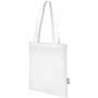 Zeus GRS recycled non-woven convention tote bag 6L, White