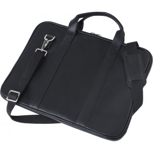 Leather laptop bag Michael, black (Laptop & Conference bags)