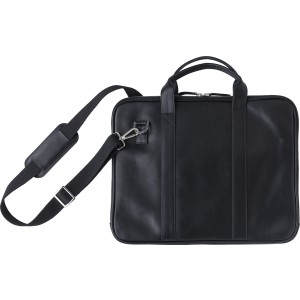 Leather laptop bag Michael, black (Laptop & Conference bags)