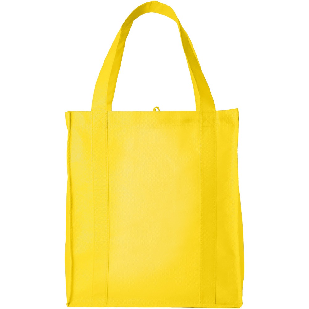 Printed Liberty non-woven tote bag, Yellow (Shopping bags)