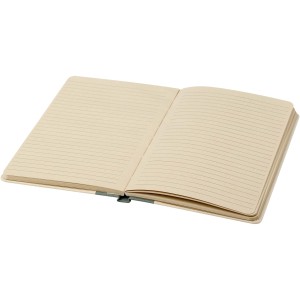 Liliana A5 sugar cane plastic hard cover notebook, Heather g (Notebooks)