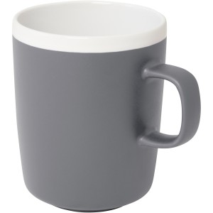 Lilio 310 ml ceramic mug, Grey (Mugs)