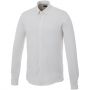 Bigelow long sleeve men's pique shirt, White
