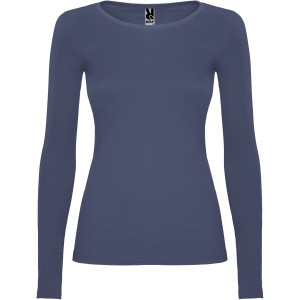 Extreme long sleeve women's t-shirt, Blue Denim (Long-sleeved shirt)