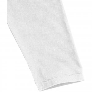 Oakville long sleeve women's polo, White (Long-sleeved shirt)