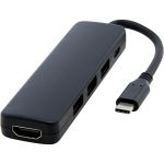 Loop RCS recycled plastic multimedia adapter USB 2.0-3.0 wit (12436890)