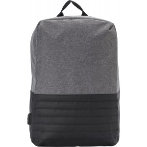 PVC backpack Asim, black