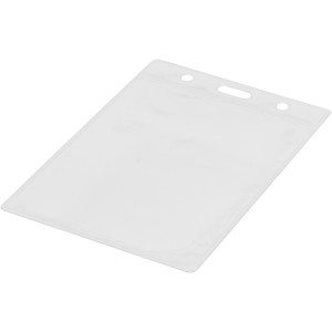 Lorenzo badge holder, white