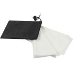 Lucas RPET sport towel 30x80 cm, White (11350101)