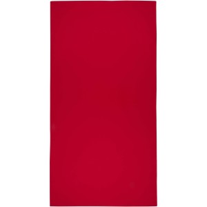 Lucas RPET sport towel 70x140 cm, Red (Towels)