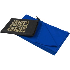 Lucas RPET sport towel 70x140 cm, Royal blue (Towels)