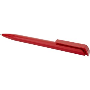 Lucia recycled plastic ballpoint pen, Red (Plastic pen)