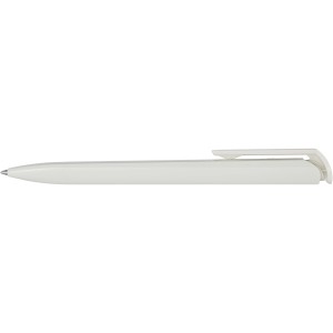 Lucia recycled plastic ballpoint pen, White (Plastic pen)