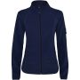 Luciane women's full zip fleece jacket, Navy Blue