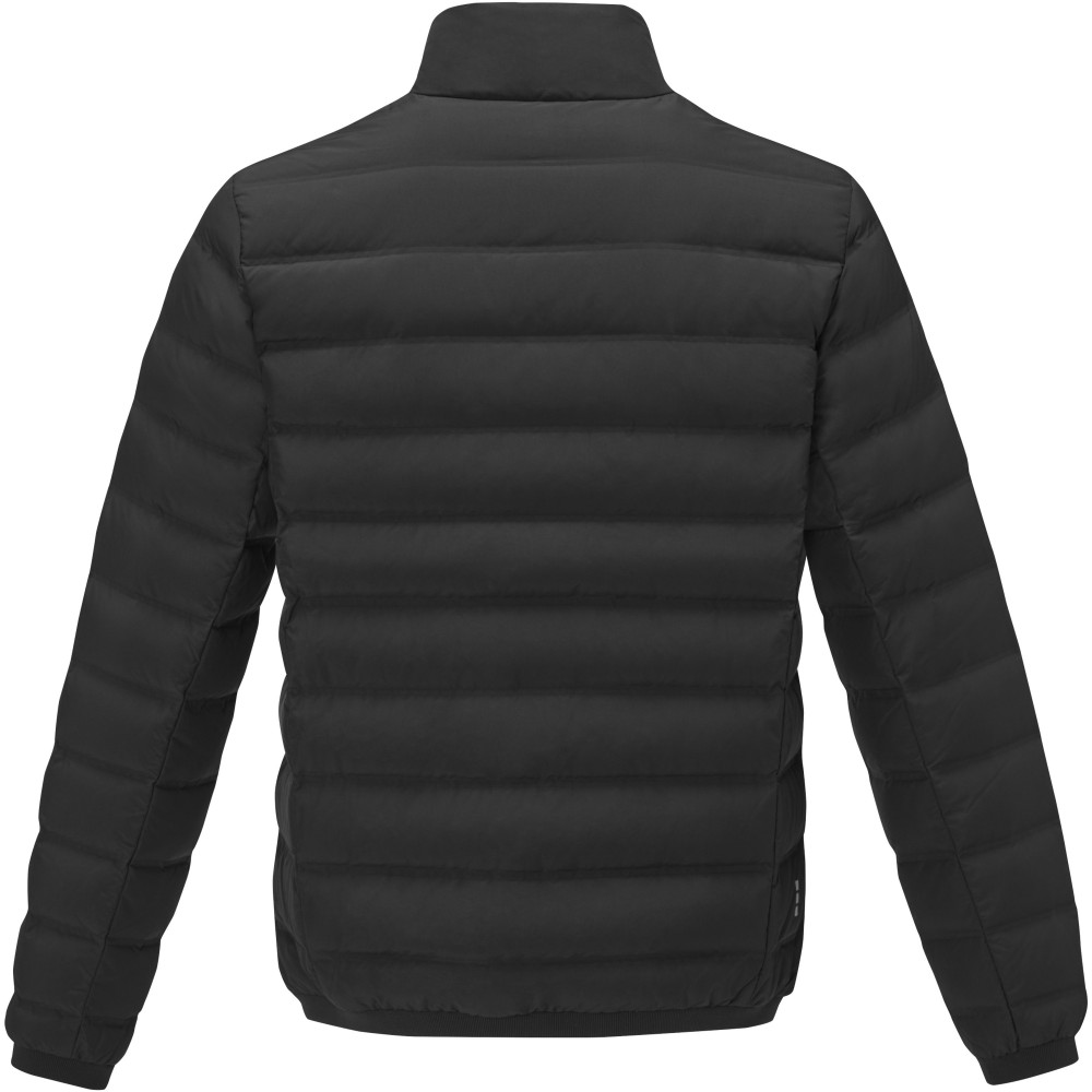 Printed Macin men's insulated down jacket, Solid black, XXL (Jackets)