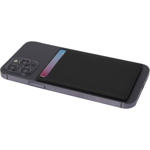 Magclick phone wallet, Solid black, 9,5 x 6,5 cm