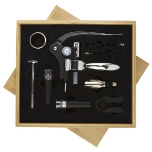 Malbick 9-piece wine set, Natural (Wine, champagne, cocktail equipment)