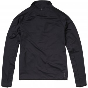 Mani power fleece full zip jacket, solid black (Polar pullovers)