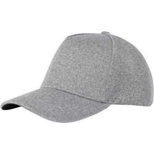 Manu 5 panel stretch cap, Heather grey (Hats)