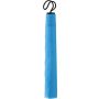 Manual foldable polyester (190T) umbrella, light blue