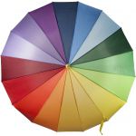Manual polyester umbrella, custom/multicolor (4058-09)