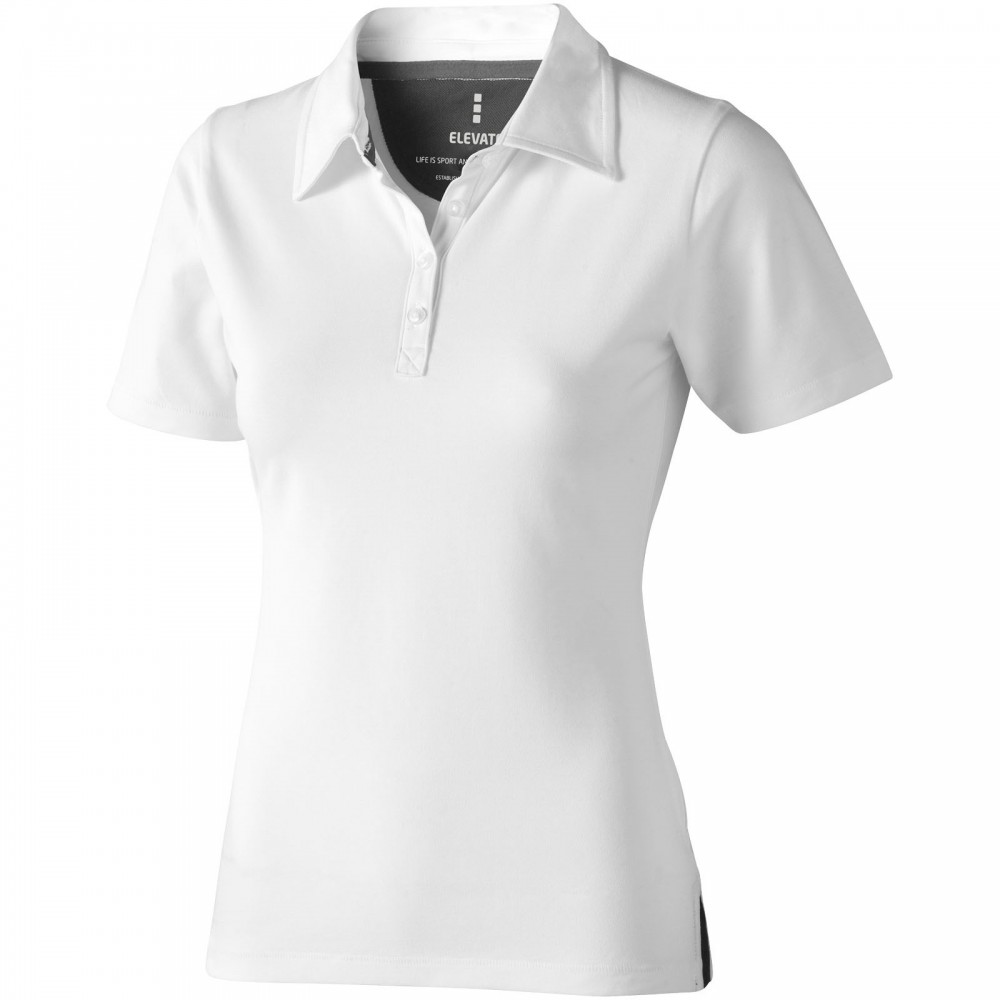 Markham short sleeve ladies polo, white, XS (T-shirt) - Reklámajándék ...