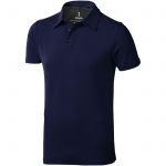 Markham short sleeve men's stretch polo, Navy (3808449)