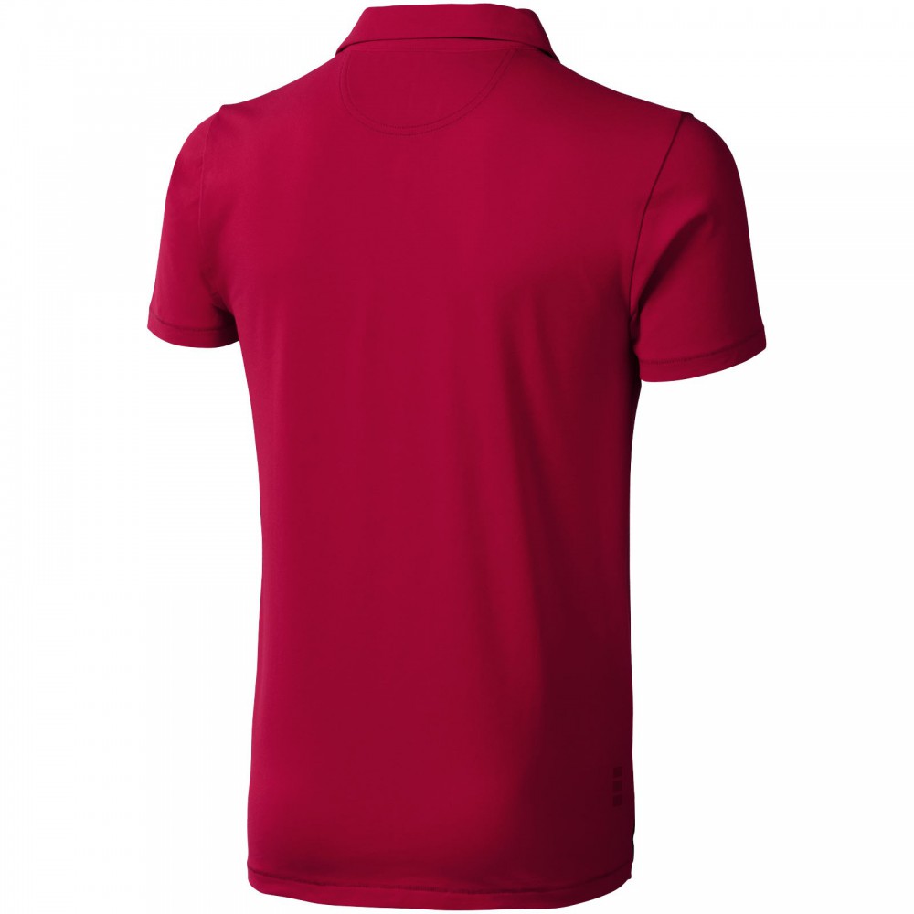 Printed Markham short sleeve men's stretch polo, Red, L (Polo shirt, 90 ...