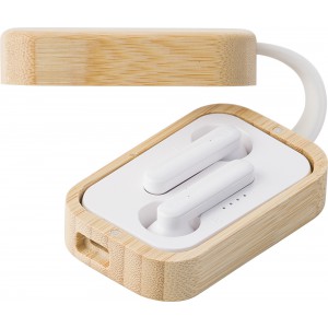 ABS wireless earphones Marmara, bamboo