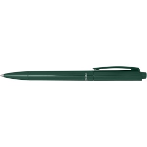 Martha recycled plastic ballpoint pen, Forest green (Plastic pen)