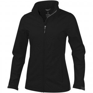 Maxson softshell ladies jacket, solid black (Jackets)