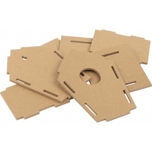 MDF birdhouse kit Taylor, brown (Gardening)