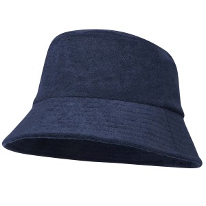 Melo GRS recycled terry sun hat, Navy (Hats)