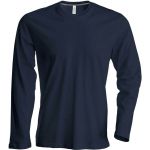 MEN'S LONG-SLEEVED CREW NECK T-SHIRT, Dark Grey (KA359DG)