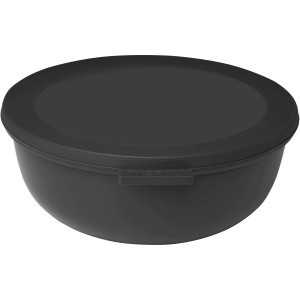 Mepal Cirqula 1250 ml multi bowl, Solid black (Plastic kitchen equipments)