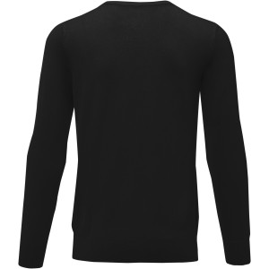 Merrit men's crewneck pullover, Solid black (Pullovers)