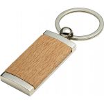 Metal and wooden key holder Jennie, brown (8771-11)