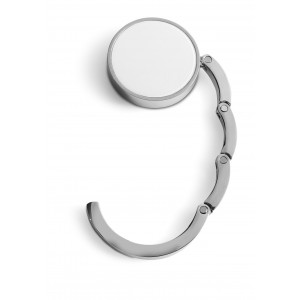 Metal bag hook Eloise, white (Bag accesories)