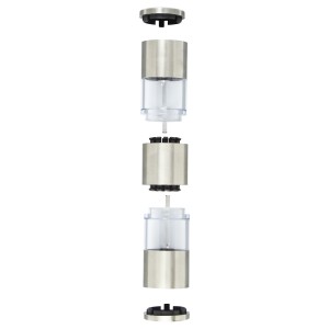 Auro salt and pepper grinder, Silver (Metal kitchen equipments)