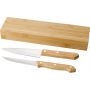 Bamboo knife set Tony, brown