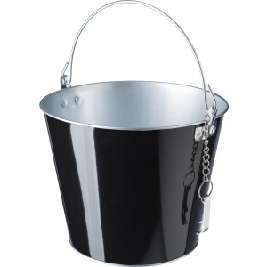 Iron and aluminium ice bucket Corey, black (Metal kitchen equipments)