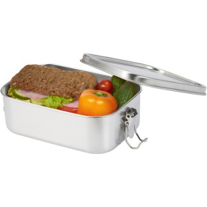 Titan recycled stainless steel lunch box, Silver (Metal kitchen equipments)