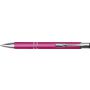 Metal rubberized ballpen, pink