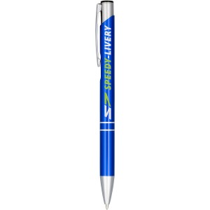Alana anodized ballpoint pen, Blue (Metallic pen)