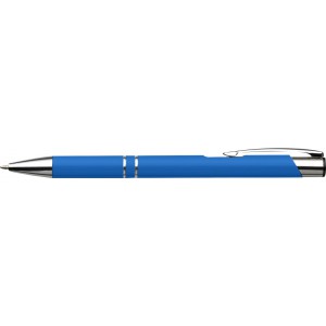 Aluminium ballpen Albacete, light blue (Metallic pen)